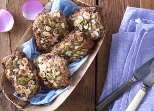 Rugstykker med chokolade