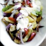 Bagt kartoffelsalat bagt kartoffelsalat