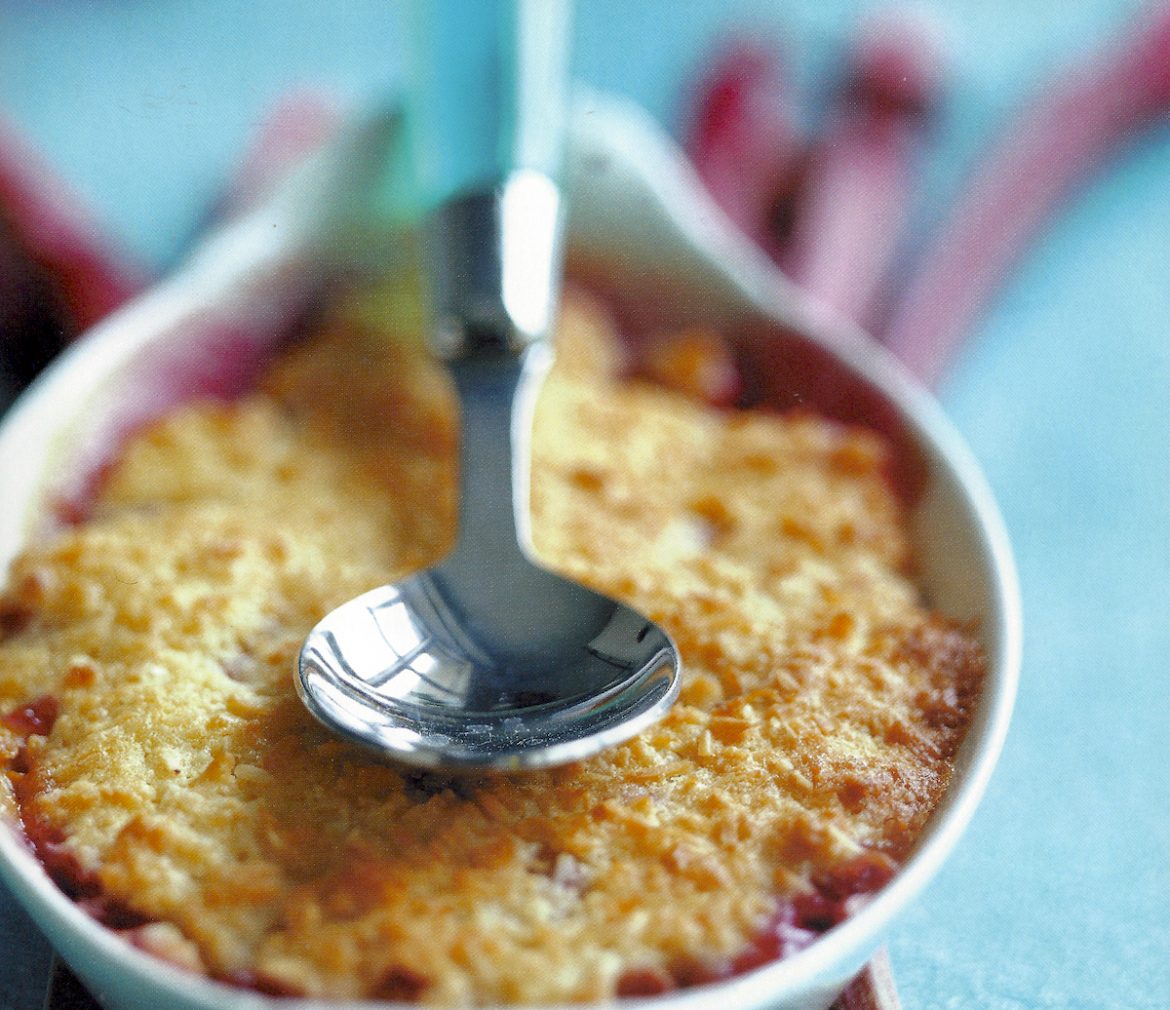 Rabarber med kokoslaag