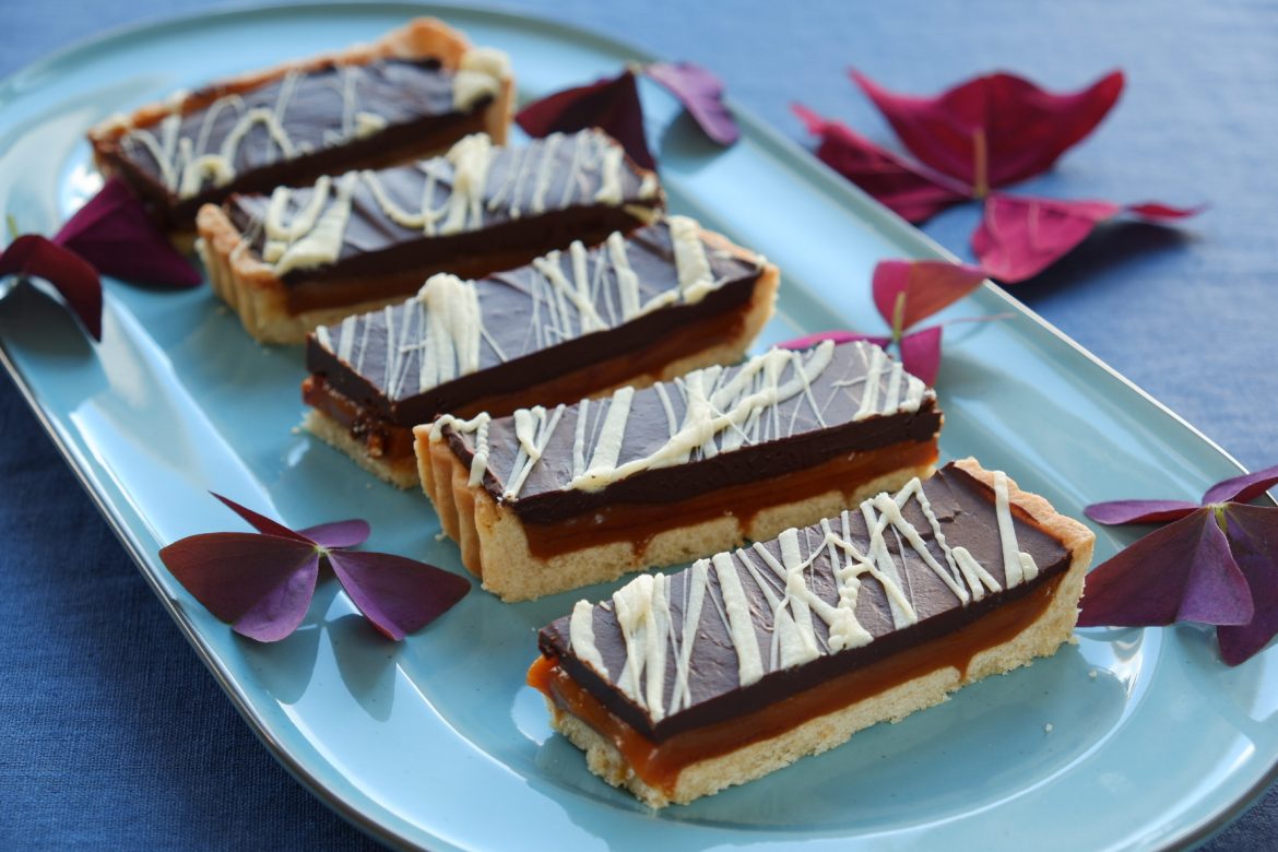 Karamelchokoladetærte