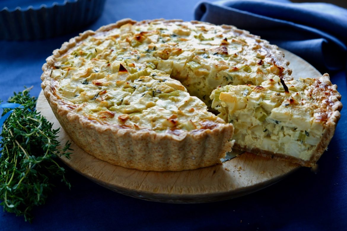 Selleritærte med timian