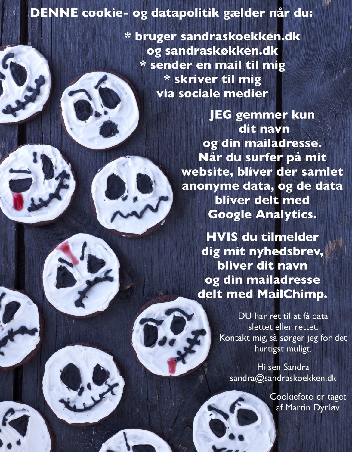 Cookie- og datapolitik