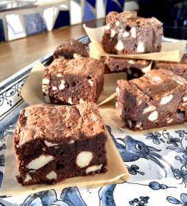 Brownies med rugmel