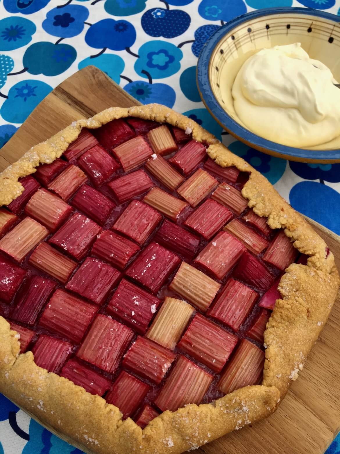 Rabarbergalette Rabarbergalette